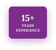 15+ years experience