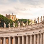 Colonnade of St. Peter's Square in the Vatican