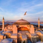Hagia Sophia and its minarets in Istanbul