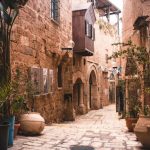 Stone alley in Old Jaffa