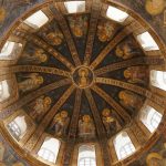 Byzantine dome mosaic in the Chora Church