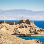 Pharaoh's Island fortress in the Gulf of Aqaba