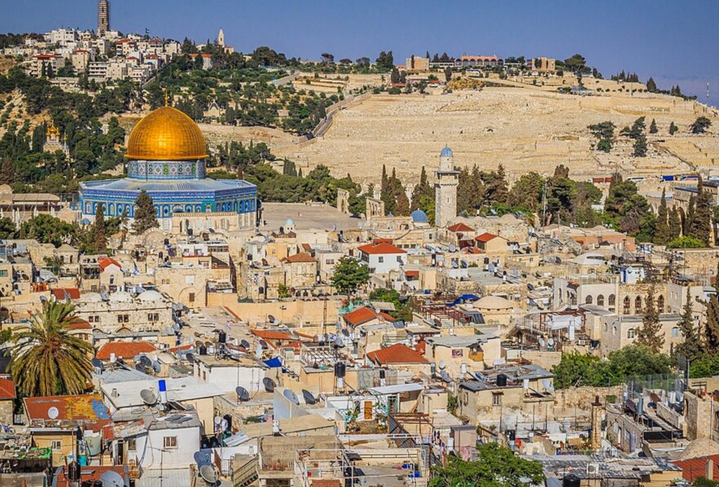 Old City of Jerusalem with the Dome of the Rock