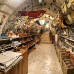Pottery shop in a rock-cut gallery in Cappadocia