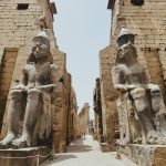Statues of Ramesses II at Luxor Temple
