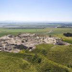 Tel Megiddo above the Jezreel Valley