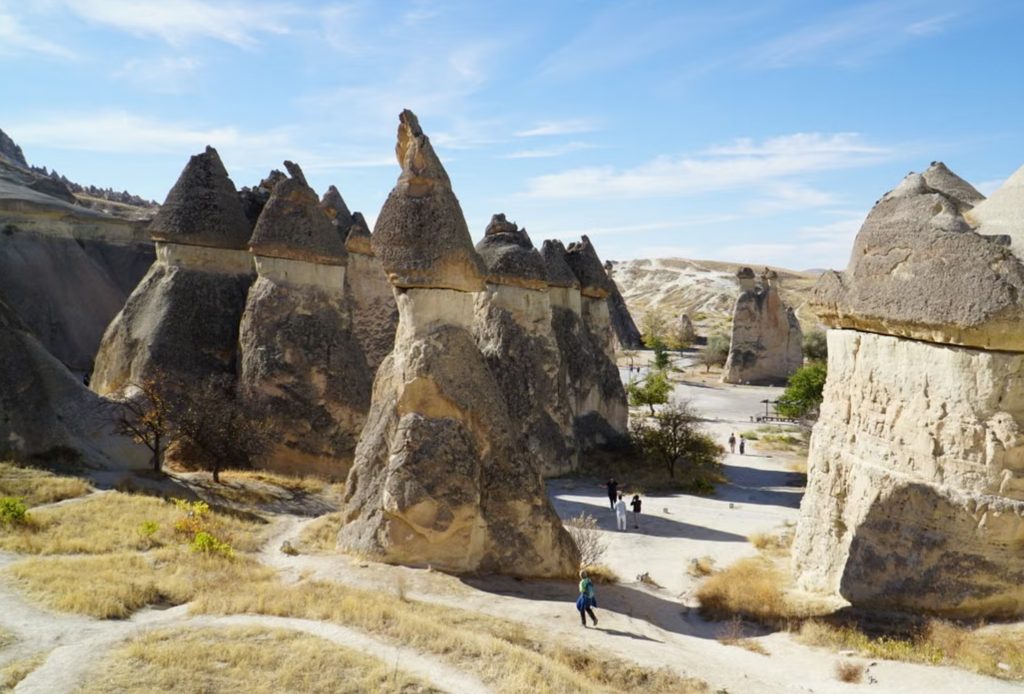 Fairy chimneys in Cappadocia