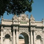 Imperial gate of Dolmabahçe Palace