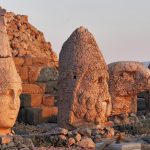 Colossal stone heads on Mount Nemrut
