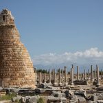 Hellenistic gate tower at Perge