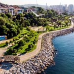 Seaside promenade on the Asian shore of Istanbul