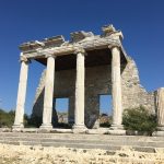 Ionic stoa ruins in western Turkey