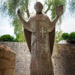 Statue of St. Nicholas at the church in Demre (ancient Myra)