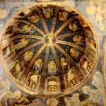 Dome mosaic in the Chora Church, Istanbul