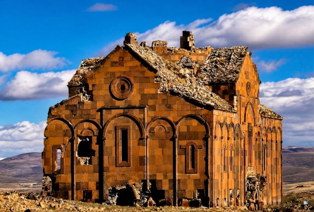 Ruined Armenian church at Ani